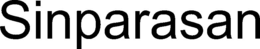 SINPARASAN trademark