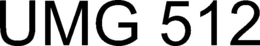 UMG 512 trademark