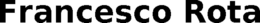 FRANCESCO ROTA trademark