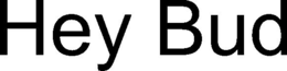 HEY BUD trademark