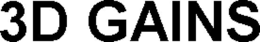 3D GAINS trademark