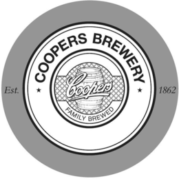 COOPERS COOPERS BREWERY EST. 1862 FAMILY BREWED trademark