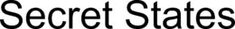 SECRET STATES trademark