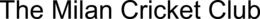 THE MILAN CRICKET CLUB trademark