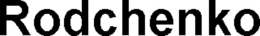 RODCHENKO trademark