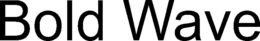 BOLD WAVE trademark