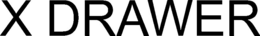 X DRAWER trademark