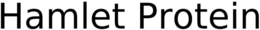 HAMLET PROTEIN trademark