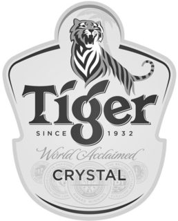 TIGER SINCE 1932 WORLD ACCLAIMED CRYSTAL trademark