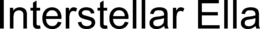 INTERSTELLAR ELLA trademark