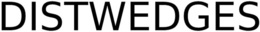 DISTWEDGES trademark