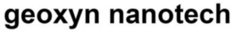 GEOXYN NANOTECH trademark