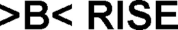 >B< RISE trademark
