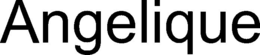 ANGELIQUE trademark