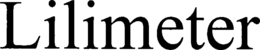 LILIMETER trademark