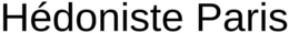HÉDONISTE PARIS trademark