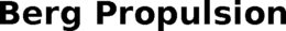 BERG PROPULSION trademark