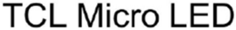 TCL MICRO LED trademark