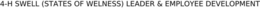 4-H SWELL (STATES OF WELLNESS) LEADER & EMPLOYEE DEVELOPMENT trademark