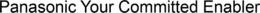 PANASONIC YOUR COMMITTED ENABLER trademark