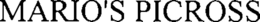MARIO'S PICROSS trademark