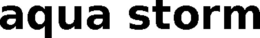 AQUA STORM trademark