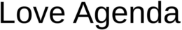 LOVE AGENDA trademark