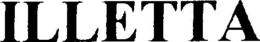 ILLETTA trademark