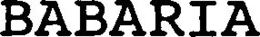 BABARIA trademark