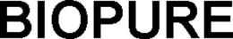 BIOPURE trademark