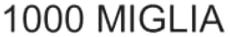 1000 MIGLIA trademark