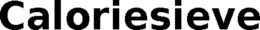 CALORIESIEVE trademark