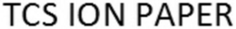 TCS ION PAPER trademark