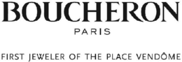 BOUCHERON PARIS FIRST JEWELER OF THE PLACE VENDÔME trademark