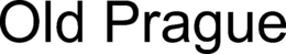 OLD PRAGUE trademark