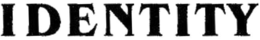 IDENTITY trademark