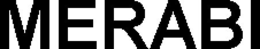 MERABI trademark