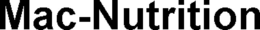 MAC-NUTRITION trademark