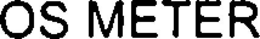 OS METER trademark