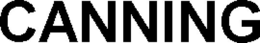 CANNING trademark