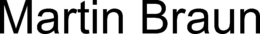 MARTIN BRAUN trademark