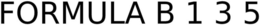 FORMULA B 1 3 5 trademark