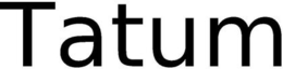 TATUM trademark