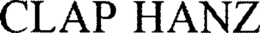 CLAP HANZ trademark