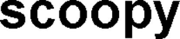 SCOOPY trademark