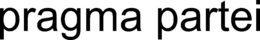 PRAGMA PARTEI trademark