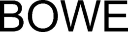 BOWE trademark