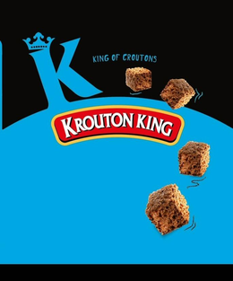 KING OF CROUTONS KROUTON KING trademark