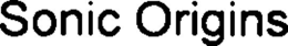 SONIC ORIGINS trademark