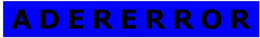 ADERERROR trademark